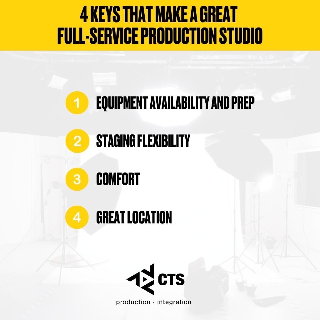 What Makes a Great Full-Service Production Studio? Infographic