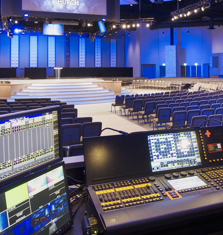 Concert venue outfitted with audio, video and lighting from CTS AVL