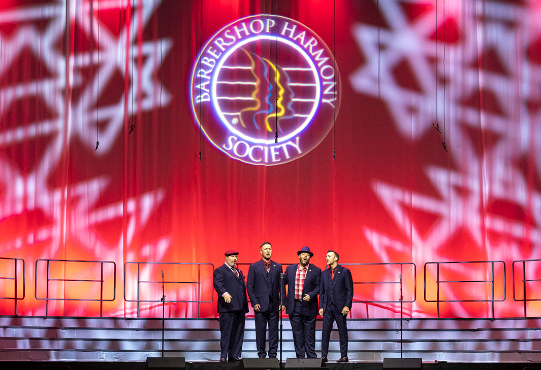 Live event produced with audio, visuals and lighting from CTS - Barbershop Convention