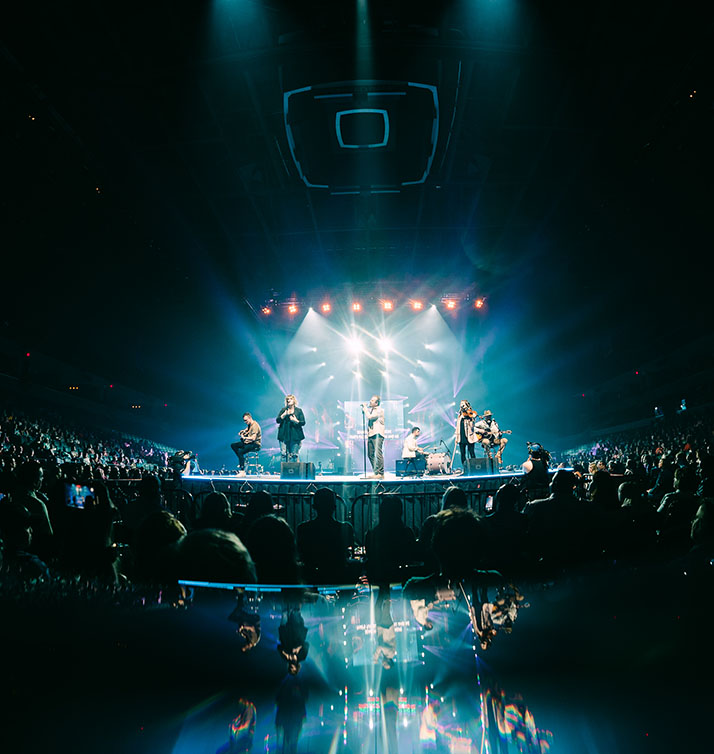 Concert venue outfitted with audio, video and lighting from CTS AVL