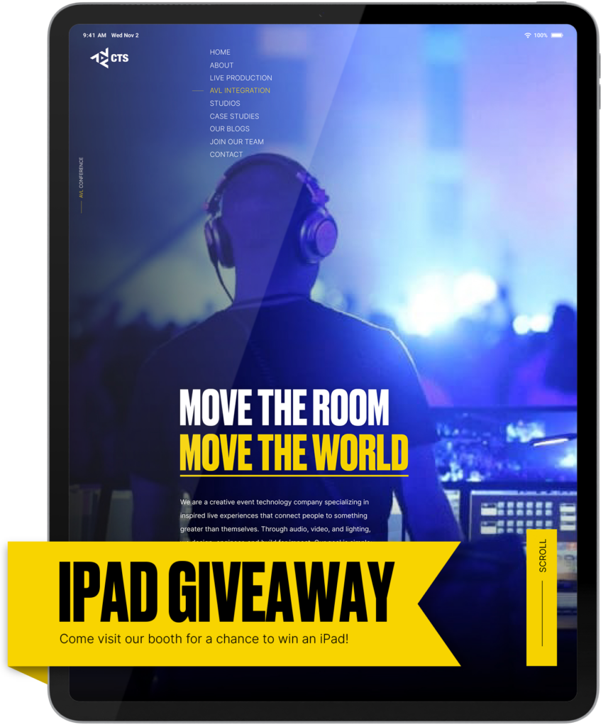 Ipad giveaway banner