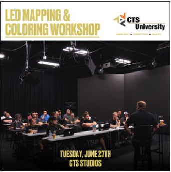 LED Mapping & Coloring Workshop from CTS AVL
